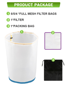 5 galones de grado alimenticio de malla completa Kava Bubble <span class=keywords><strong>Hash</strong></span> bolsa de extracción 25 45 73 90 120 160 190 220 micras filtro líquido para Bubble <span class=keywords><strong>Hash</strong></span> - Product Image 2