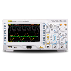 Oscilloscope numérique Rigol MSO2302A/DS2302A, 2 canaux analogiques, résolution 12 bits, fréquence d'échantillonnage 2 GSa/s, bande passante analogique 300 MHz - Product Image 1