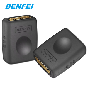 BENFEI 4K için HDMI kadın dişi adaptör 2 paket PVC ceket ve folyo koruyucu ile HDTV monitör bilgisayar için stoklanan ürün - Product Image 1