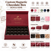Boîte magnétique rigide en forme de livre, personnalisée, avec gaufrage en feuille d'or de qualité alimentaire, boîte cadeau magnétique pour truffes au chocolat de luxe