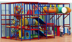 2024 GlideGalore Circus <span class=keywords><strong>Labyrinth</strong></span> Zoo aire de jeux intérieure sur le thème avec de petits labyrinthes commercialement personnalisés pour les enfants - Product Image 4
