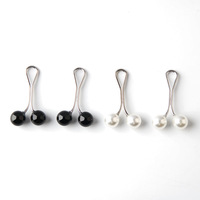Broche à clip en forme de U, minimaliste, facile à porter, accessoire de décoration pour vêtements féminins