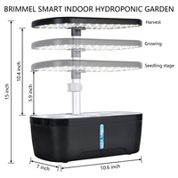 Kit de culture hydroponique intelligent de bureau Tuya App WiFi 6 pour plantes aromatiques d'intérieur, système de croissance des plantes écologique