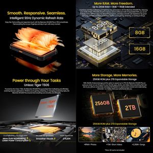 Téléphone portable de marque chinoise <span class=keywords><strong>le</strong></span> <span class=keywords><strong>moins</strong></span> <span class=keywords><strong>cher</strong></span> Blackview BV6200 Plus, 8 Go + 256 Go, IP68/IP69K/MIL-STD-810H, téléphones portables Android 14 de 6.56 pouces - Product Image 6