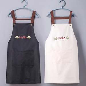 Stylish Red <b>Aprons</b> with Enhanced Water Resistance Adjustable Fit & 2 Pockets Ideal for <b>Chef</b> & BBQ Enthusiasts - Product Image 6