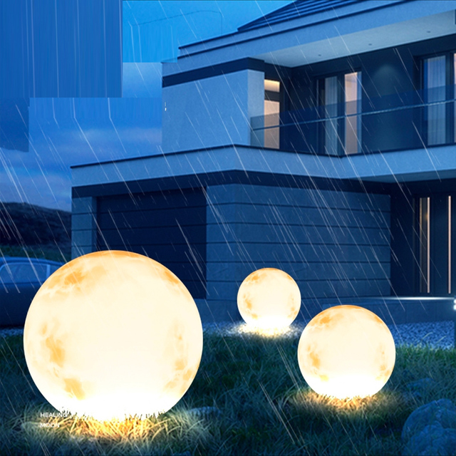 Floating Orb Moon Lights Ball USB Charging Floor Fairy Lights Restaurant Table Lamp Cold White Warm White LED Ball Light