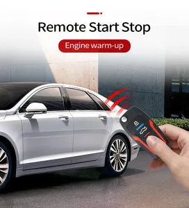 מרגלים רכב חכם אזעקות אבטחה מרחוק Starter להפסיק כפתור מפתח להתחיל חכם אזעקה לרכב מערכת