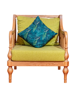 Ensemble de meubles de salon en bois de frêne Indochine de luxe, avec housse de siège amovible et lavable, pour appartements et hôtels (vente en gros) - Product Image 4