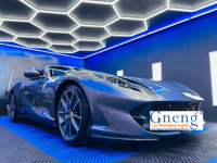 Diverses formes sur mesure voiture détaillant éclairage Garage Auto exposition hexagone autorisé concessionnaire lumière