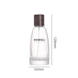 Bottiglia di Profumo in Vetro <span class=keywords><strong>Rosa</strong></span> Chiaro con Tappo a Farfalla 30ml 50ml 100ml Cilindrica Trasparente Nuovo Design - Product Image 1