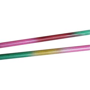 Venta al por mayor directa de fábrica de tubos de fibra de carbono de colores vibrantes, tubos huecos de fibra de carbono coloridos para bricolaje y uso industrial. - Product Image 1