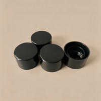 Capuchon à vis double paroi en PP lisse 20 mm, fermeture sans clou, anti-fuite, avec bouchon intérieur, pour flacons cosmétiques, directement de l'usine.