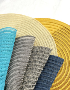 Manteles Individuales Redondos Tejidos de Material Nuevo, Ecológicos, de 38 cm x 38 cm, Aislantes, Resistentes al Calor, para Bodas y Cenas - Product Image 2