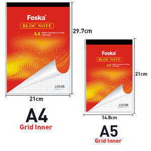 Foska Grid Format 50枚100ページエンジニア向けエンジニアリングノートブック学生教師アーキテクトデザイナー科学者 - Product Image 6
