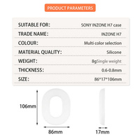 Housse de protection complète en silicone pour casque pour Sony WH-CH720N WH-CH520 WH-XB910N WH-H910N INZONE H7 H9 (n'inclut pas les écouteurs)