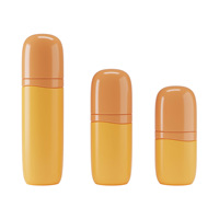Flacon de brume pour le corps et les cheveux hydratant et nourrissant en forme de capsule en plastique de luxe 30 ml 50 ml 80 ml
