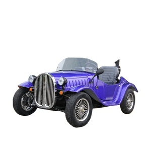 Vintage Mini Car 1800W/3000W Lithium <b>Battery</b> 2 Leather Seats 65km/h Speed Automatic Gear Left Convertible Light LED Lights - Product Image 1