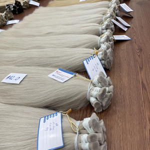 Extensions de cheveux humains vierges vietnamiens les plus vendus Qualité luxueuse qu'un cheveu H13 100 grammes en vrac prêt à être expédié Prix de gros - Product Image 1