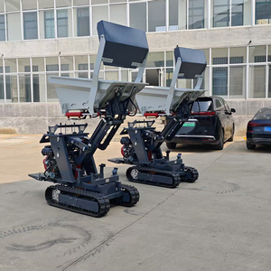 China Factory Full Hydraulic Mini Dumper Mini Construction Crawler Loader 0.5T High <strong>Load</strong> Moment Compact Track Dumper Transporter - Product Image 2