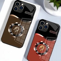 Vente en gros d'usine, coque de téléphone colorée de style chinois avec motif de dragon, coque de téléphone en verre trempé anti-chute pour iPhone 16 Pro