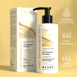 Shampooing antipelliculaire rafraîchissant de marque privée 1% pyrithione zinc huile de coco infusée pour hydrater la sécheresse et soulager les <span class=keywords><strong>démangeaisons</strong></span> - Product Image 2