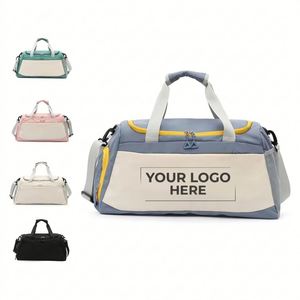 Bolsa Deportiva de Gimnasio al por Mayor con Compartimento Impermeable para Zapatos y Bolsillo para Ropa Mojada, Bolsas de Viaje - Product Image 1