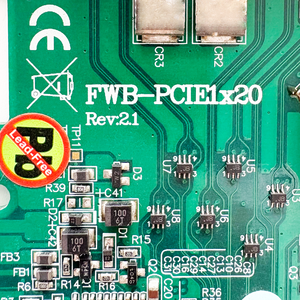 IOI คอมพิวเตอร์อุตสาหกรรมแบบฝังตัว FWB-PCIE1x20 REV.2.1 3 พอร์ต OHCI 1.2 รองรับ IEEE 1394b ไปยังการ์ดโฮสต์ PCI Express X1 - Product Image 5