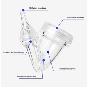 Difusor de Bolhas de <span class=keywords><strong>CO2</strong></span> para Aquário em Promoção com Válvula de Retenção, Sistema Regulador de <span class=keywords><strong>CO2</strong></span> 3 em 1 para Tanque Plantado - Product Image 5