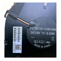 Kipas GPU CPU Pendingin Notebook 80W 12V untuk HP OMEN 16-WF 16-XF 16-U TPN-C167 TPN-C168 N44737-001 EG7EG75071S1-C300-S9A C310-S9A