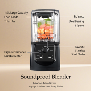 Mixeur Électrique Lohas de Haute Qualité, <span class=keywords><strong>Appareil</strong></span> de Mélange Alimentaire, Processeur Puissant, Fonctionnement 110V, Conception de Comptoir, Utilisation Facile - Product Image 4