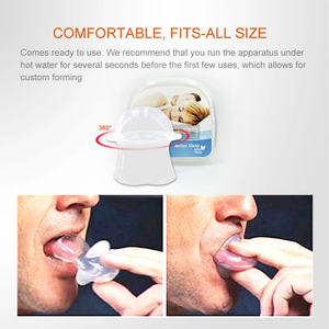 Dispositif anti-ronflement portable sûr manchon de langue en silicone bouchon de ronflement pour la prévention du ronflement nocturne - Product Image 4