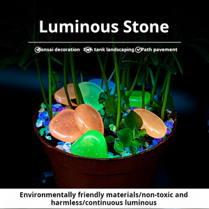 Decoración <span class=keywords><strong>de</strong></span> resina artificial para acuario, piedra fluorescente que brilla en la oscuridad, superbrillante y colorida, piedra luminosa para paisaje acuático - Product Image 2