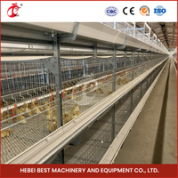 Cage à batterie de type H pour élevage de volailles pour poulets de chair Récolte automatique