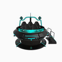 Simulateur de skateboard VR 9D pour 2 joueurs, glissade de surf VR pour aéroports, parcs d'attractions, expérience de jeu VR en fibre de verre