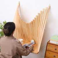 Bureau pliable mural, table flottante pour ordinateur portable peu encombrante, support de décoration mural compact pour petits espaces, chambre à coucher