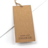 Étiquette étiquette de vêtement étiquette volante étiquette de vêtements papier Logo personnalisé PVC Logo personnalisé carton imperméable chaussures et vêtements RFID
