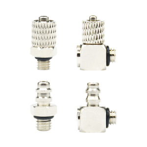 Copper Pneumatic <b>Quick</b> Connect Pagoda <b>Connector</b> M5 M6 Straight And Right Angle Elbow For Air Hose Fittings - Product Image 1