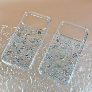 New Shell Mô Hình Tùy Chỉnh Điện Thoại Di Động Trường Hợp Đối Với iPhone 17 Pro Max TPU PC Trường Hợp Điện Thoại Epoxy Long Lanh Thiết Kế Đối Với Samsung S25 S24 Tùy Chỉnh - Product Image 2