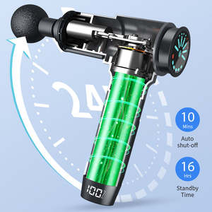 El masaj tabancası LED dokunmatik ekran derin doku perküsyon titreşim kas gevşeme hızlı şarj edilebilir vücut terapi cihazı - Product Image 3