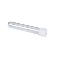 Tube à essai transparent en plastique écologique avec bouchon à boucle 12x2cm, fournitures pour fourmis, pour l'élevage de la reine des fourmis