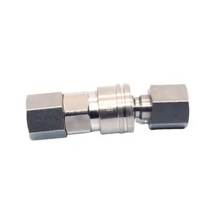 Conector de Engate Rápido Acoplamento de Aço inoxidável PT Conectar 1/4 "3/8" 1/2 "Bspt, NPT Óleo da Água do Ar Feminino, Masculino Reduzindo Forjados