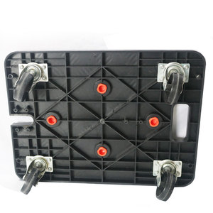 Hot Sale Portable <strong>Logistic</strong> <strong>Cart</strong> Trolley Plastic Platform Hand <strong>Cart</strong> Trolley Truck <strong>with</strong> <strong>Wheels</strong> - Product Image 4