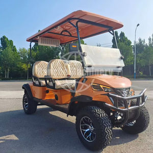 Chariot de golf utilitaire électrique de sortie d'usine pour le transport chariot de chasse de buggy de golf écologique avec des lumières de LED - Product Image 1