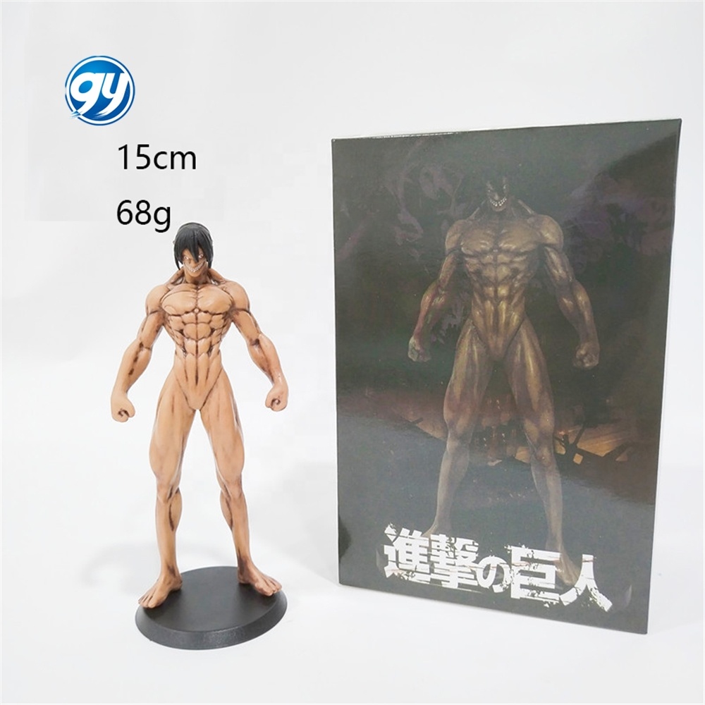 GY figuras de3スタイルアニメ進撃の巨人フィギュアエレン