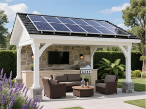 Panneau solaire monocristallin bifacial N-Type PERC 12BB 100W 18V 23% d'efficacité CE ROHS pour température de fonctionnement de -20 à +55°C - Product Image 6