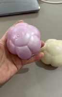Nouveau 2026 Cloud Pleaser Jouet Squishy à Remontée Lente, Balle Anti-Stress Sensorielle à Presser, Violet, Cadeau Nouveauté, ASMR, Objet de Collection