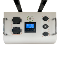 Off grid all in one baterai 3000w output 4000Wh generator surya portabel untuk kabin