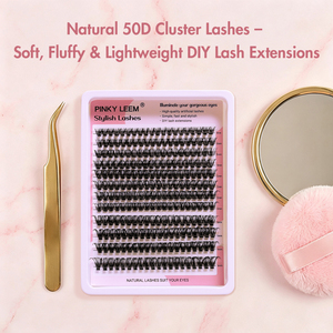 ชุดต่อขนตาแบบ PBT DIY Cluster Lash Extension 14 ถาด ความยาว 8 ถึง 16 มม. ขนตาแบบกันน้ำ พร้อมกาวติดขนตาและแหนบ - Product Image 1