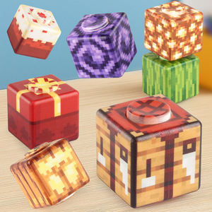 Juguete Antiestrés Minecrafted para Llavero, Venta al por Mayor Directa de Fábrica, Juguete Novedoso para Niños y Adultos, Spinner de Dedo, Giroscopio - Product Image 4