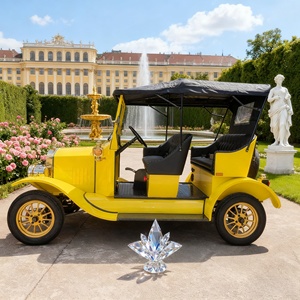 Xe điện cổ điển bán buôn - Xe tham quan kiểu xe golf - Xe cưới cổ điển đạt chứng nhận <span class=keywords><strong>CE</strong></span> 5 chỗ ngồi |   Nhà máy trực tiếp, số lượng đặt hàng tối thiểu thấp - Product Image 6